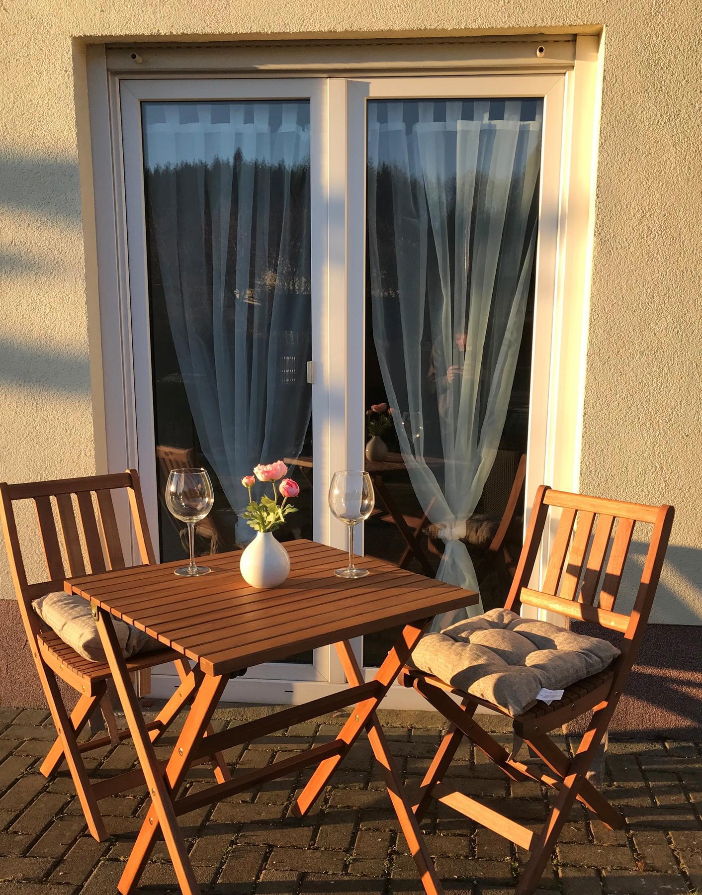 Sitzecke im Außenbereich